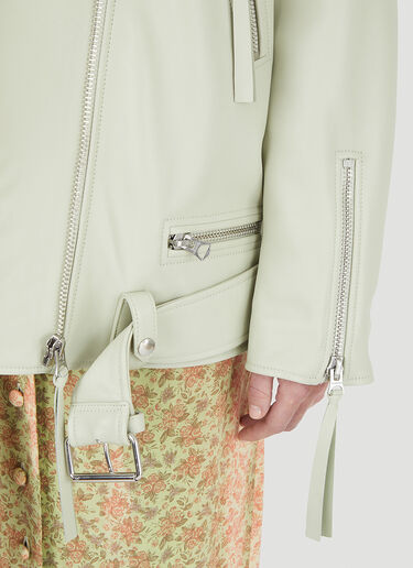 Honey Fucking Dijon xAcne Studios New Myrtle 皮夹克 浅绿色 hdj0246002