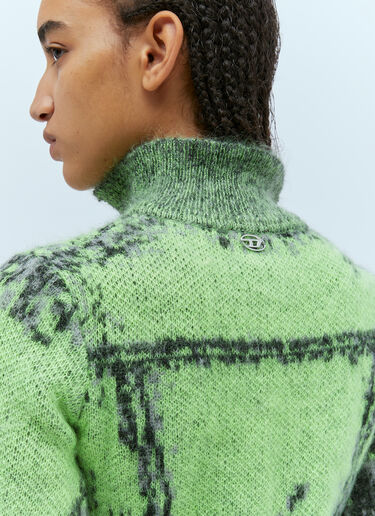 M-Taphos Fuzzy Sweater Diesel M-Taphos Fuzzy Sweater Green dsl0254008