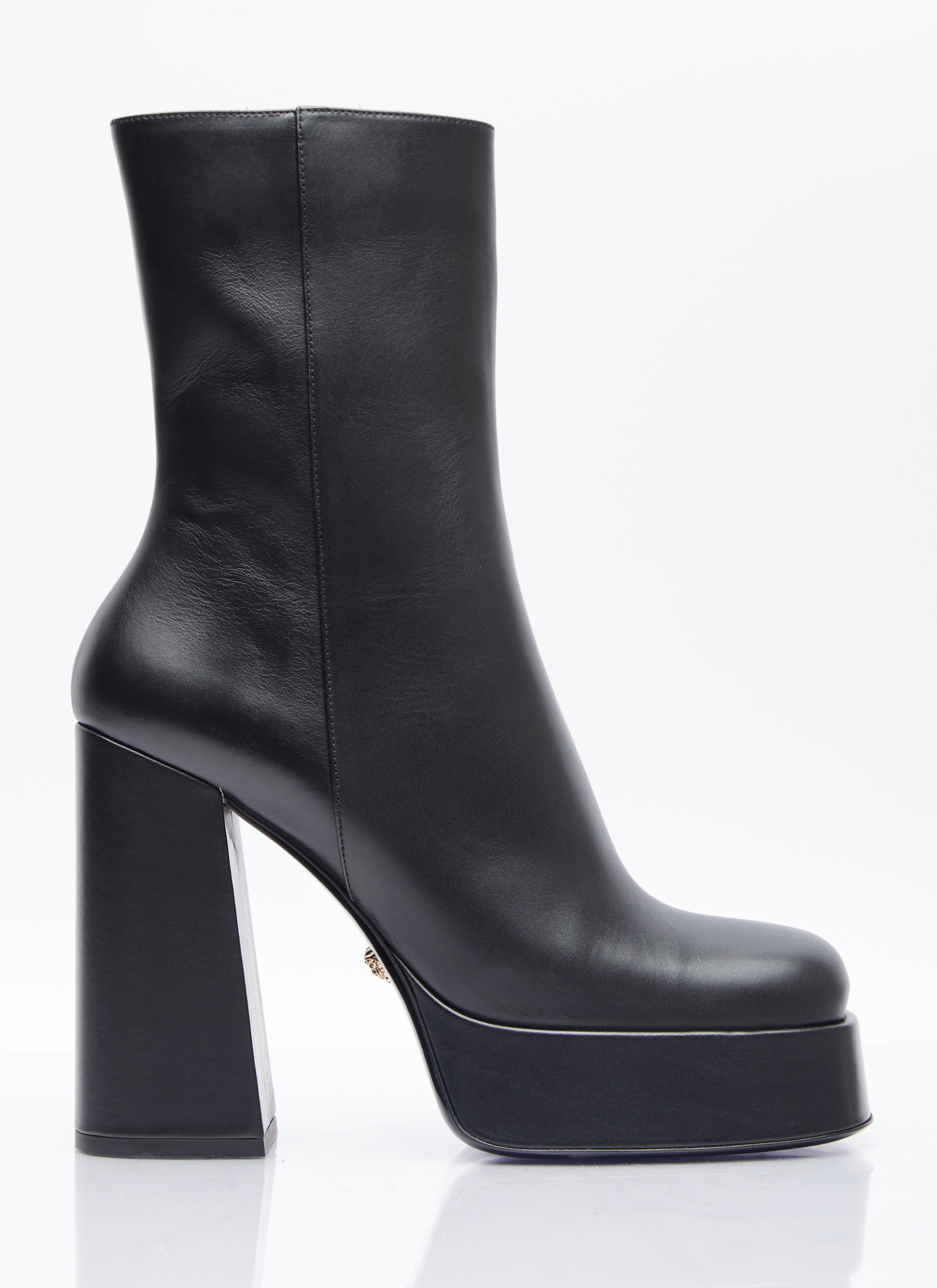 Versace Aevitas 单厚底皮靴 黑色 vrs0253029