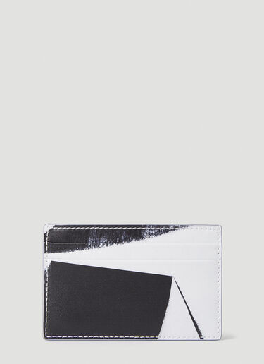 Alexander McQueen Brushstroke Cardholder Black amq0152029