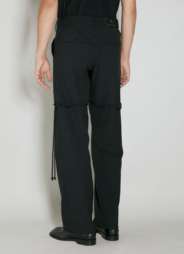 Song for the Mute Rope Dress Pants Black sfm0154008