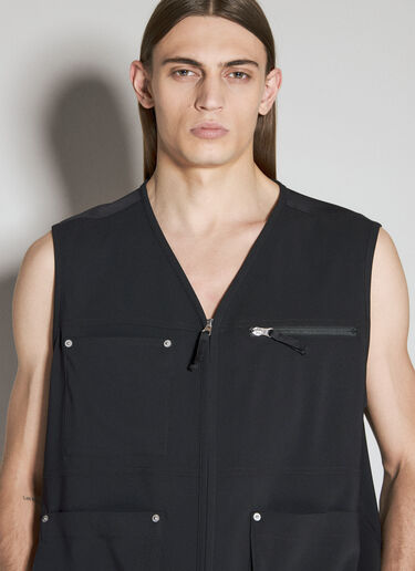 MM6 Maison Margiela 工装马甲 黑色 mmm0155004