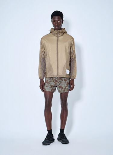 LN-CC® - Satisfy: Pertex® Diamond Fuse Windbreaker Jacket - Beige Satisfy Pertex® Diamond Fuse Windbreaker Jacket Beige sat0165008