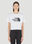 The North Face 로고 프린트 크롭 티셔츠 블랙 thn0246006