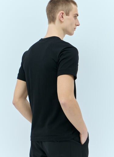 Comme Des Garçons PLAY ロゴプリントTシャツ ブラック cpl0355010
