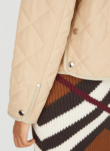 Burberry Lanford Quilted Jacket Beige bur0249004