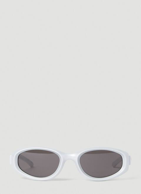 District Vision Arch Oval Sunglassses Yellow dtv0144015