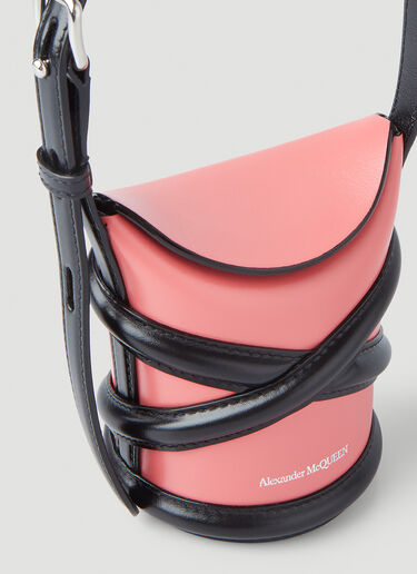 Alexander McQueen Curve Micro Shoulder Bag Pink amq0247053