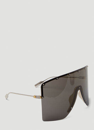 Gucci Mask Sunglasses Black guc0250259
