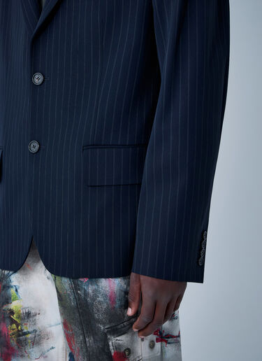 Acne Studios Single-Breasted Blazer Navy acn0162017