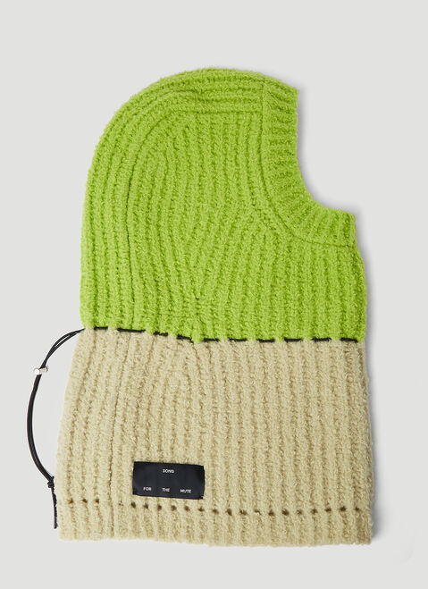 Thom Browne Oversized Knitted Balaclava Pink thb0151046