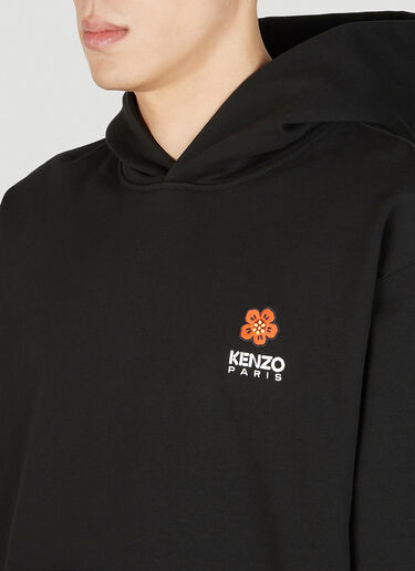 Kenzo 보크 플라워 후드 스웨트셔츠 블랙 knz0152027