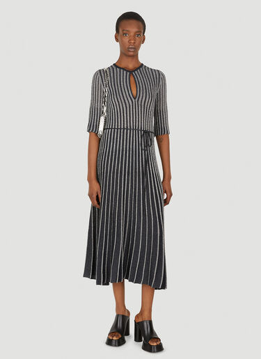 Stella McCartney Everyday Evening Pleats Dress Black stm0249005