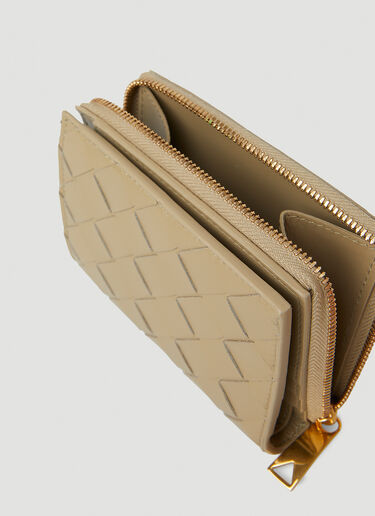 Bifold Intrecciato Wallet Bottega Veneta Bifold Intrecciato Wallet Gold bov0251048