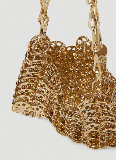 Rabanne 1969 Nano Shoulder Bag Gold pac0251014