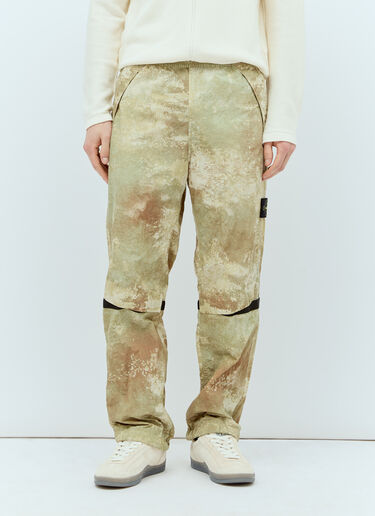 Stone Island Camo Drawstring Pants Green sto0156060