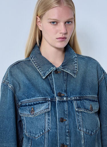 LN-CC® - Balenciaga: Kick Jacket - Blue Balenciaga Kick Jacket Blue bal0264010