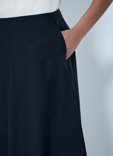 Maxi Skirt in Textured Fabric TOTEME Maxi Skirt in Textured Fabric Black tot0264005