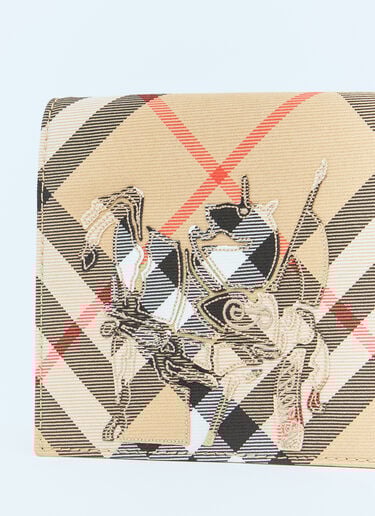 Burberry Check Passport Holder Beige bur0158014