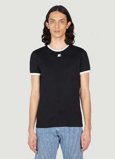 Courrèges Bumpy T 恤 黑色 cou0151001