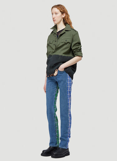 (DI)VISION Upcycled Split Jeans Blue div0342012