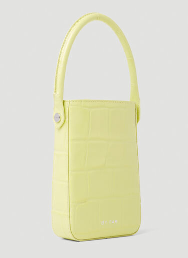 BY FAR Note Apple Croc Embossed Handbag Yellow byf0252016