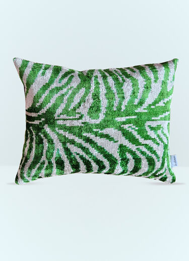 Les-Ottomans Velvet Cushion Geen wps0691367