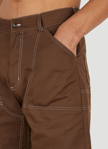 Work Printed Shorts Rassvet Work Printed Shorts Brown rsv0148046