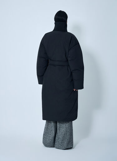 Sportmax Belted Quilted Coat Black spx0262021