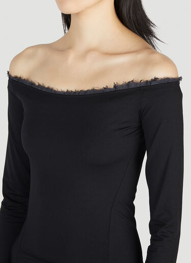 MM6 Maison Margiela 露肩连衣裙 黑 mmm0252013