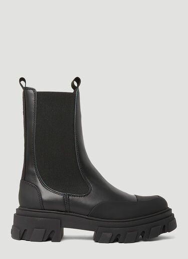 GANNI Chunky Chelsea Boots Black gan0249049