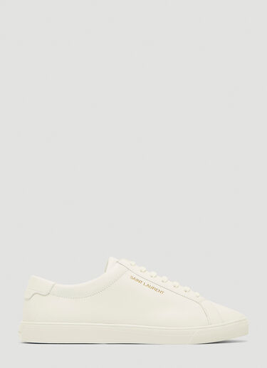 Saint Laurent Andy Low-Cut Sneakers White sla0233026