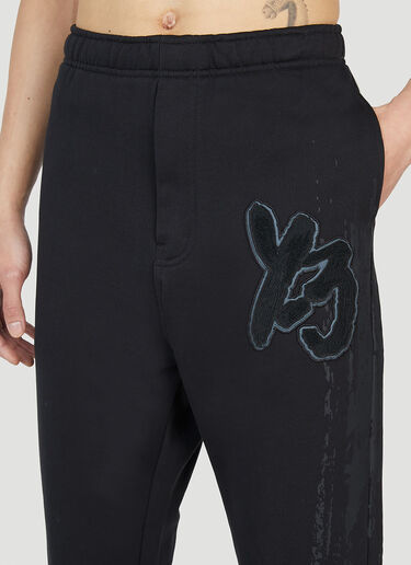 Embroidered Logo Track Pants Y-3 Embroidered Logo Track Pants Black yyy0152012