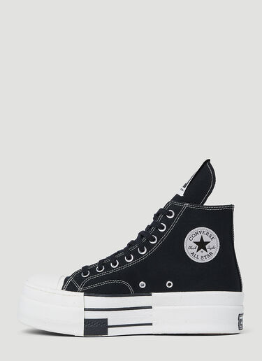 Rick Owens DRKSHDW x Converse Chunky Sole High Top Sneakers Black dsc0354002