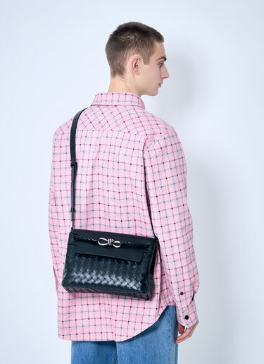 Bottega Veneta Small Andiamo Messenger Bag Black bov0159029