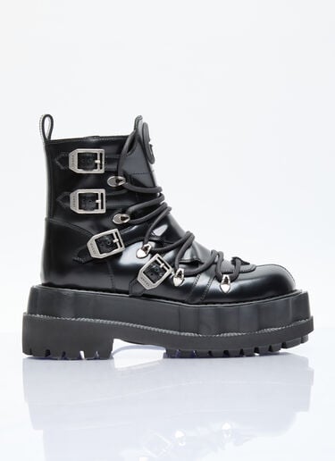 Gucci Leather Maja Boots Black guc0255189