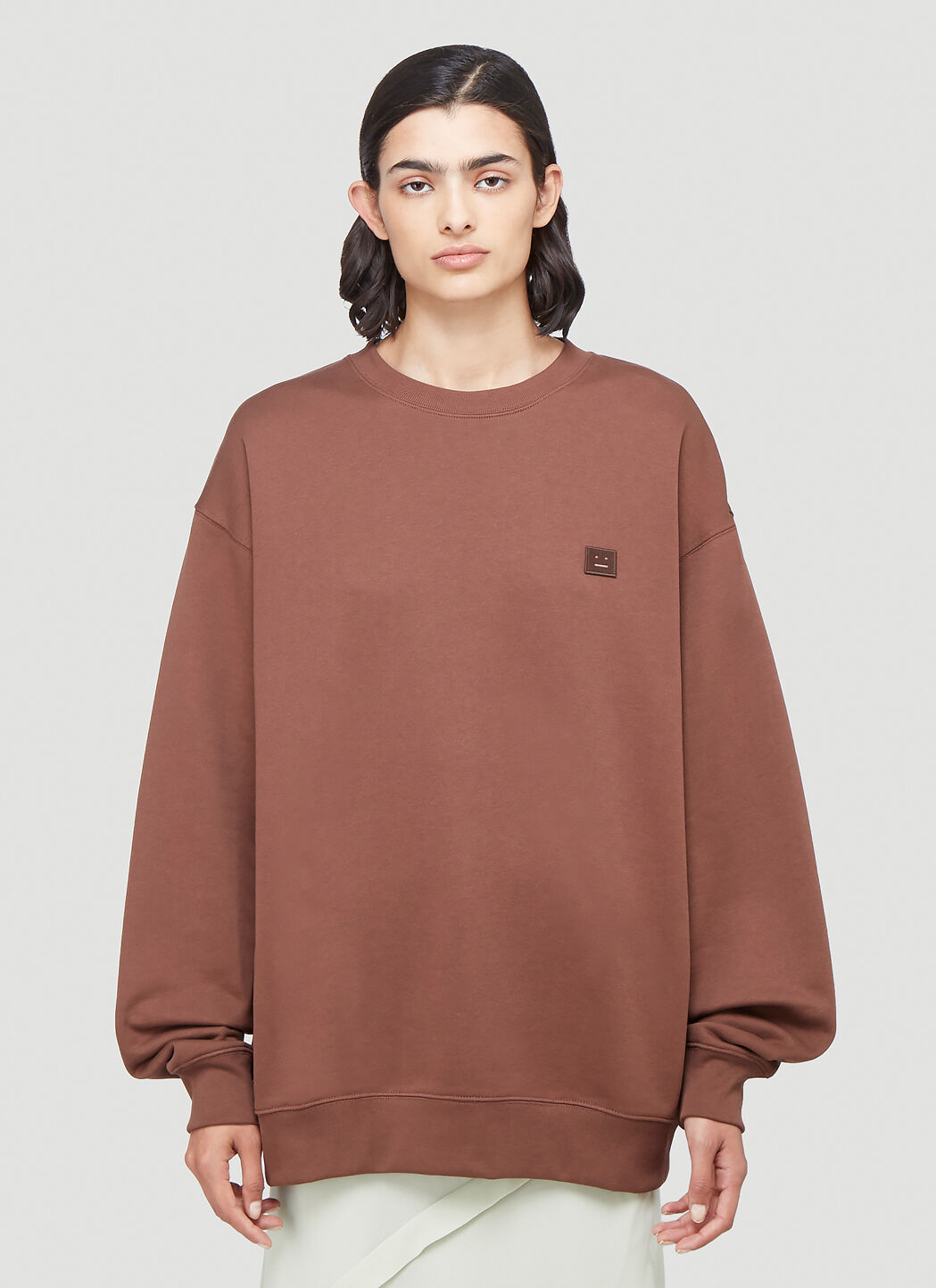 Acne studios forba face sweatshirt hot sale