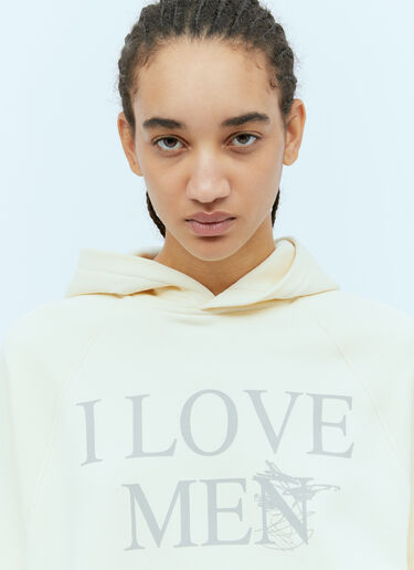 I Love Men Hooded Sweatshirt Praying I Love Men Hooded Sweatshirt Beige pry0354001