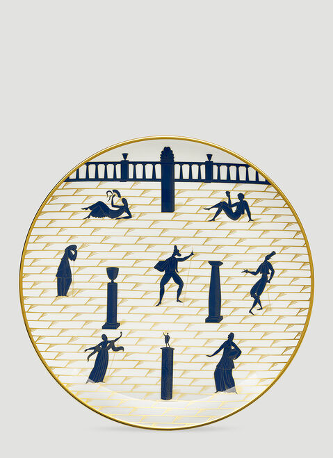 Ginori 1735 Passeggiata Archeologica Plate Red wps0644472