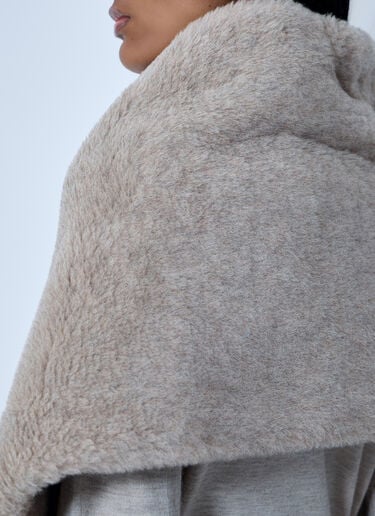 Max Mara Fringed Wool Scarf Green max0263050