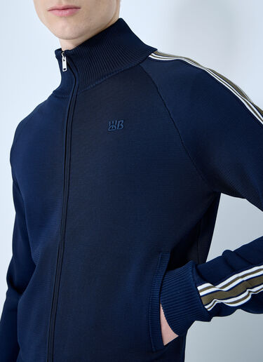 Wales Bonner Tide Track Top Blue wbn0160004