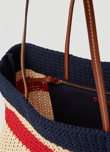 Miu Miu Raffia-Effect Tote Bag Multi miu0246027