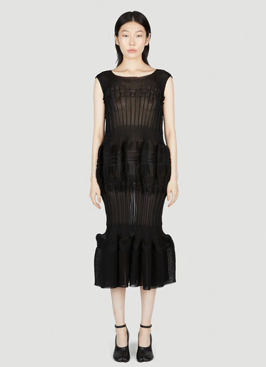 Issey Miyake Assemblage Dress Black ism0253004