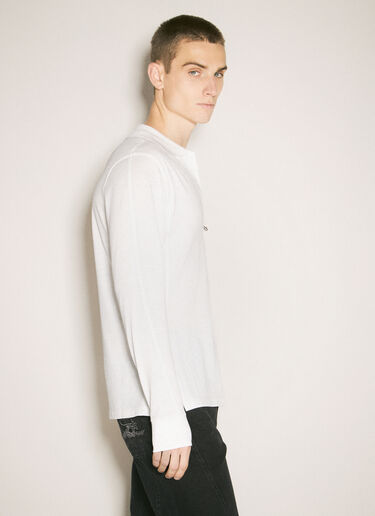 Mugler 穿孔 Polo 衫 白色 mug0158008