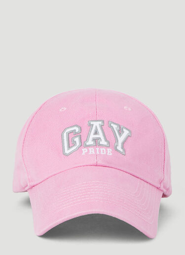 Balenciaga Pride Baseball Cap Pink bal0145138