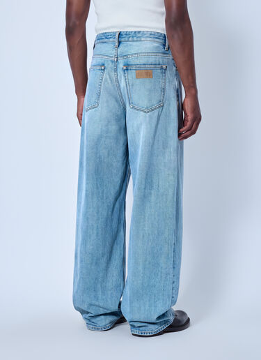 MM6 Maison Margiela 宽腿牛仔裤 蓝色 mmm0165008