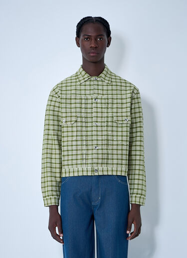 Tuesday Check Jacket Story MFG Tuesday Check Jacket Green str0161001