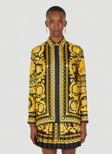 Barocco silk shirt clearance