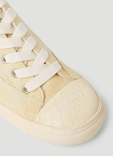 Maison Mihara Yasuhiro Past Sole Over Dye Low Top Sneakers Beige mmy0153005