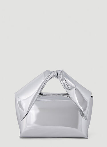 JW Anderson Mini Twister Shoulder Bag Silver jwa0252011